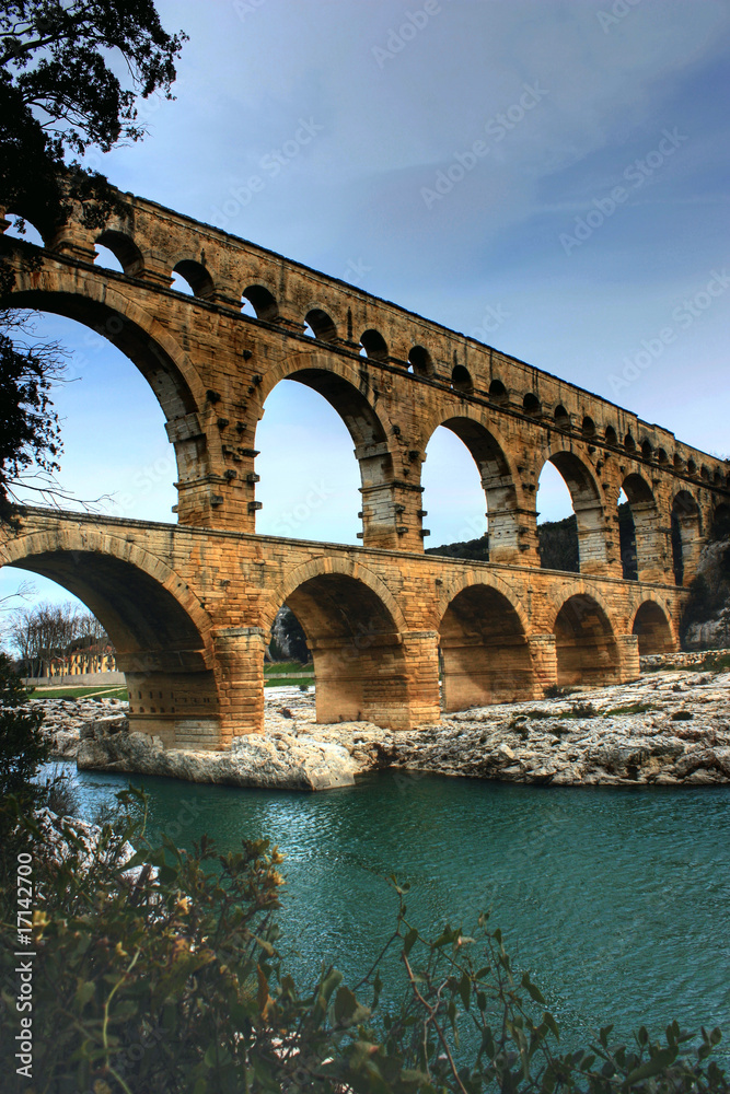 Le Pont du Gard en HDR