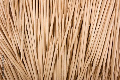 Fototapeta Naklejka Na Ścianę i Meble -  wooden toothpicks as background