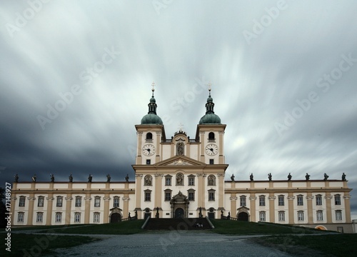 Splendid baroque basilica of Holy Hill near Olomouc (visited by