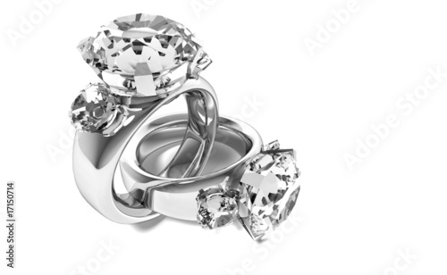 Bague diamants photo