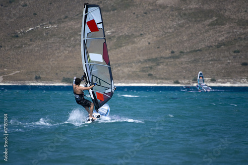 Windsurfing in Alacati, Cesme, Turkey © senai aksoy