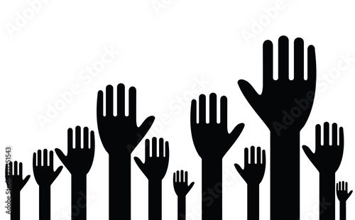 Hands black