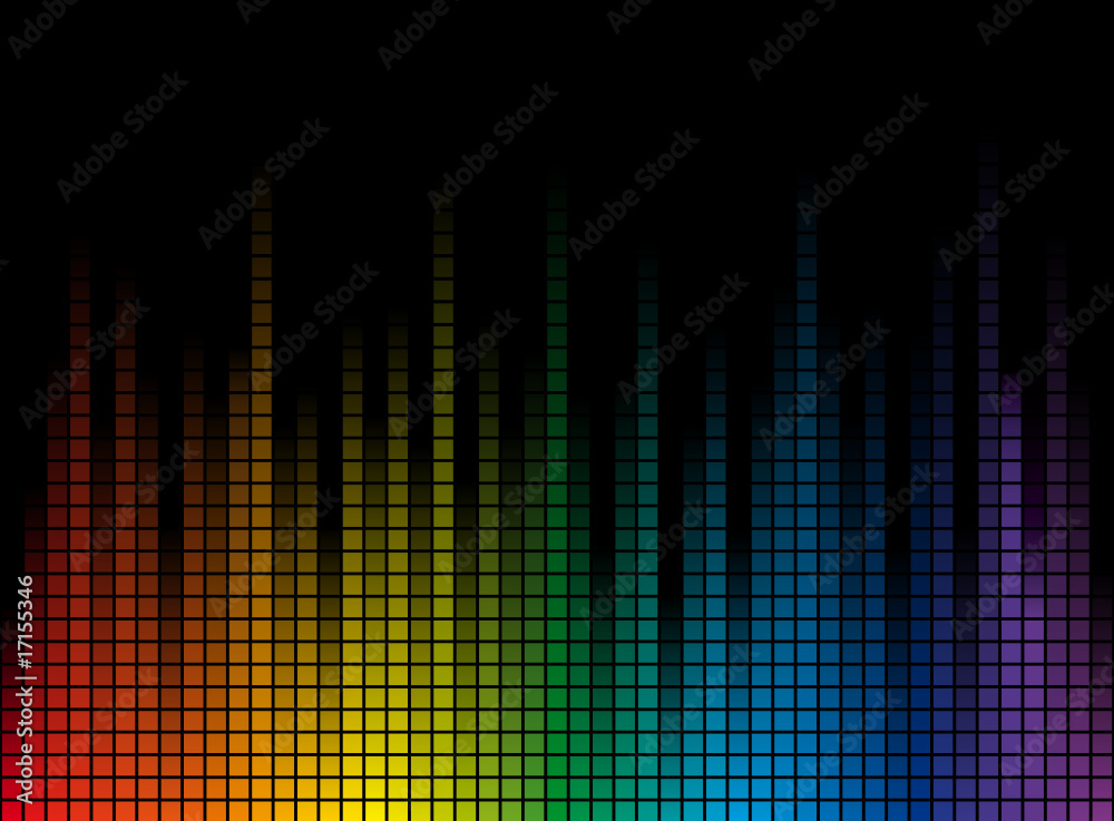 Colorful vector background with squares
