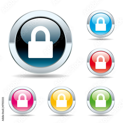 web padlock button