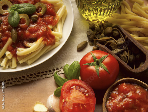 Tomato souce and Pasta