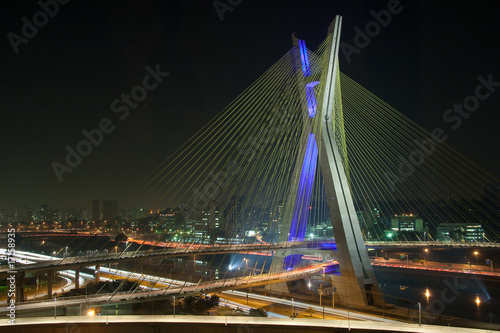 Beautiful bridge in Sao Paulo
