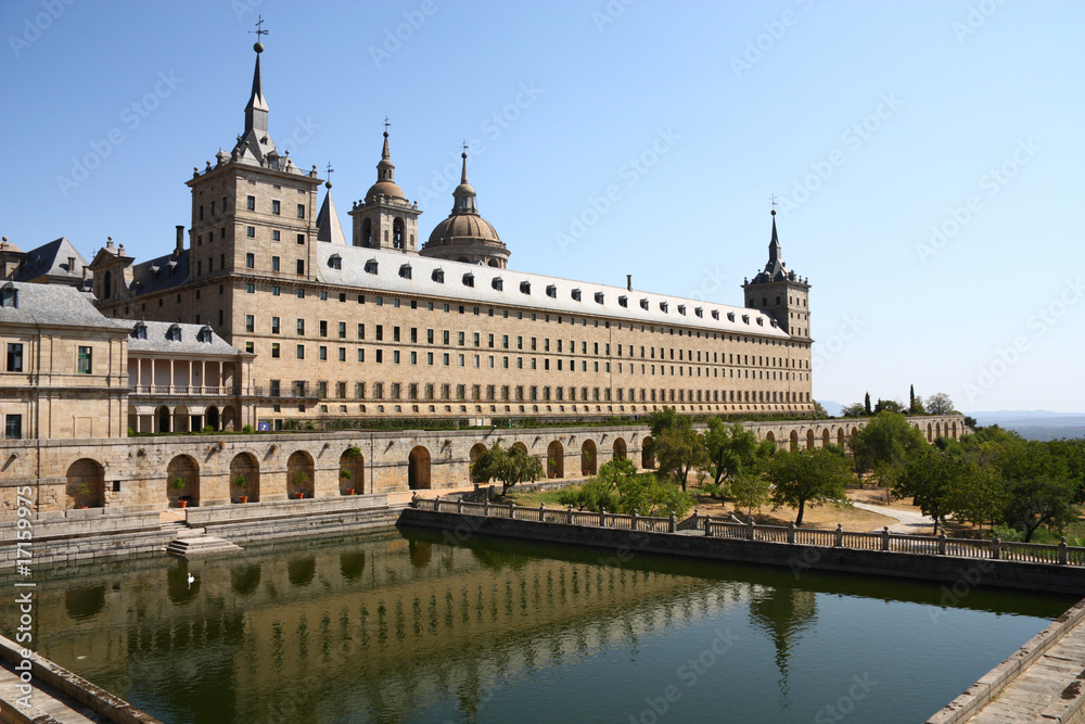 Escorial - famous palace in Spain