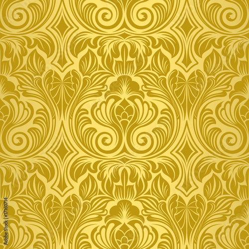 Gold seamless wallpaper