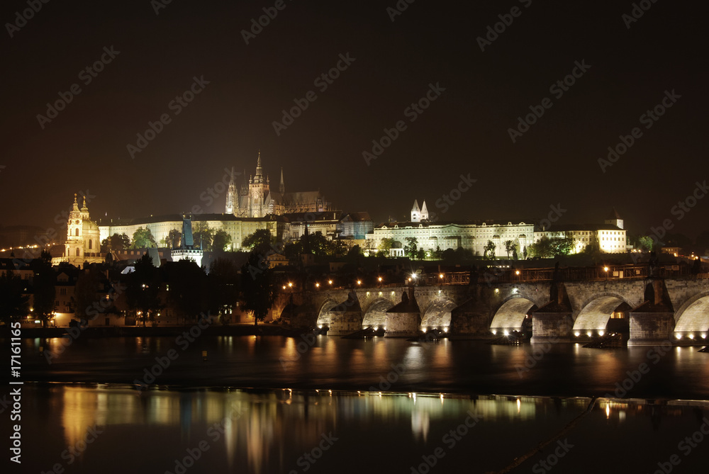 Czech republic,Prague, Castle, Charles bridge