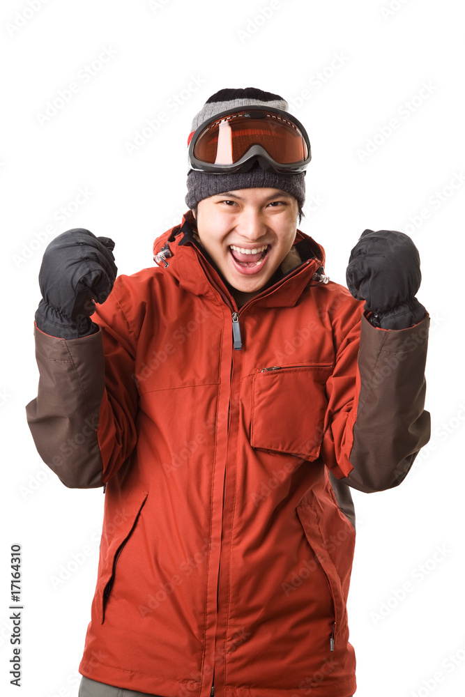 Fototapeta premium Snowboarder