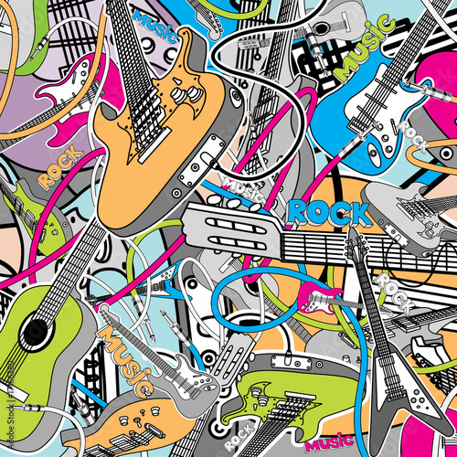Vector Guitars Collage