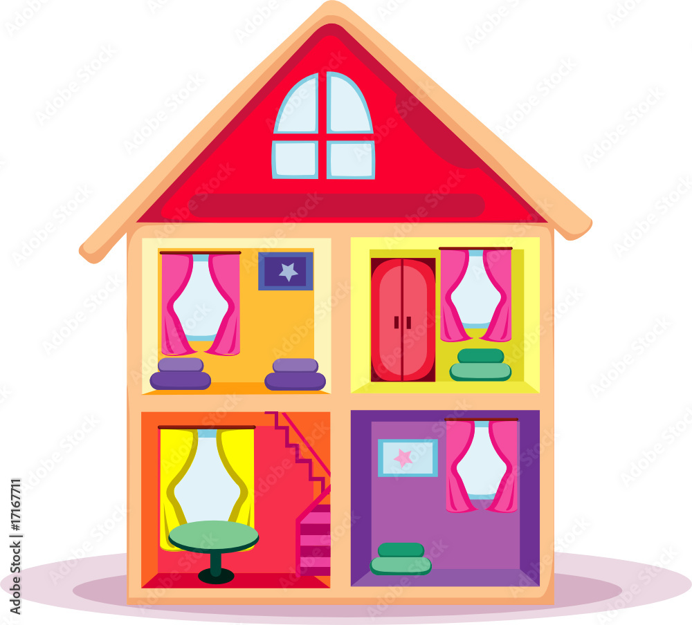 591 Outline Doll House Images, Stock Photos, 3D objects, & Vectors