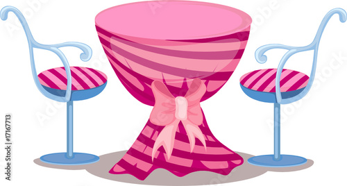 table and chair