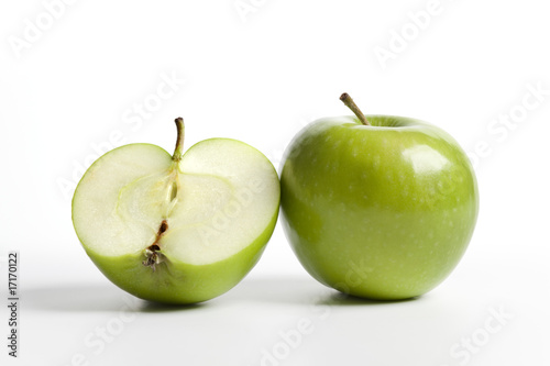 One and a half apple