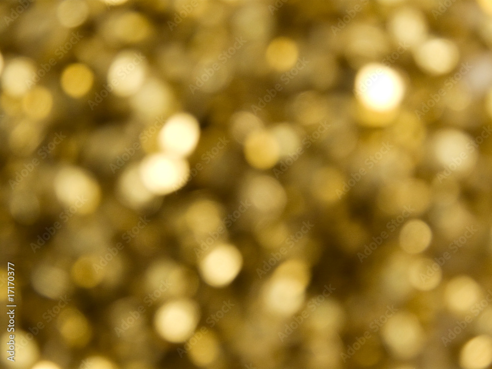 Fototapeta premium Abstract background of golden holiday lights