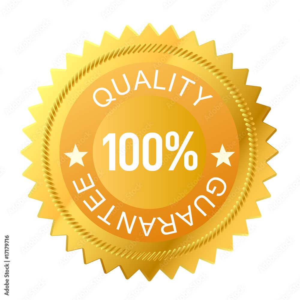 Fototapeta premium vector quality guarantee sale tag sticker