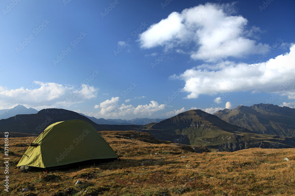 Mountain camp - Zelt am Berg