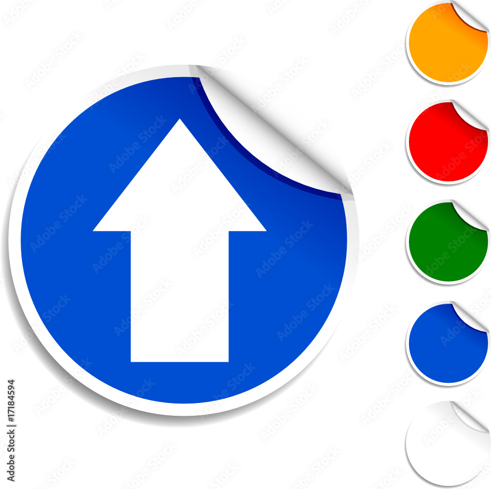 Upload sheet icon. Vector illustration Upload sheet icon. Vector illustration