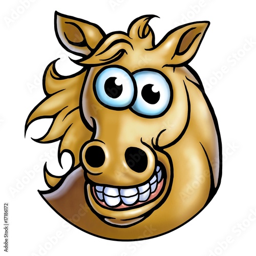 Fototapeta Naklejka Na Ścianę i Meble -  smile horse