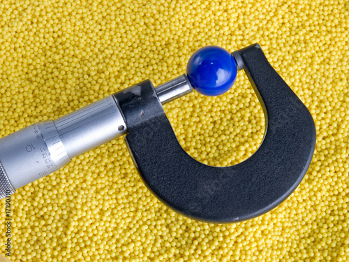 Micrometer with Beads and B...