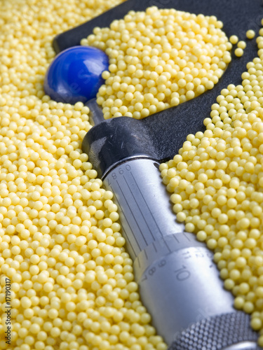 Micrometer with Beads and B...