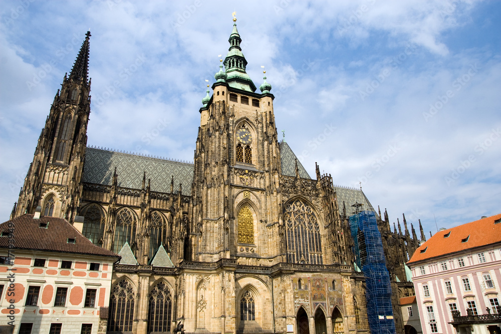 St Vitus Gothic Cathedral in Prague