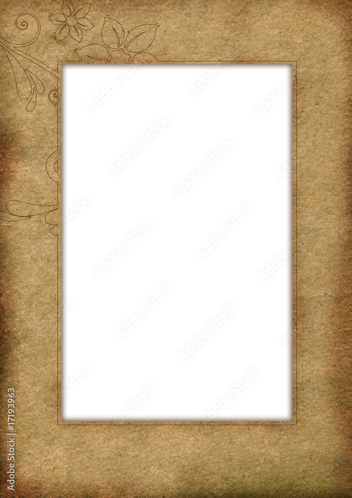 Fototapeta premium Floral template