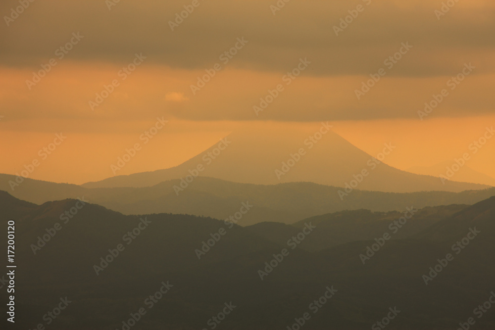 Obraz premium 山並み