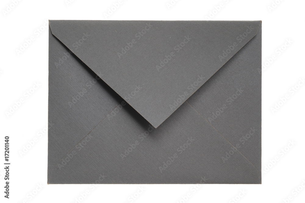 Closed Envelope Isolated on White Background Closed Envelope Isolated on White Background