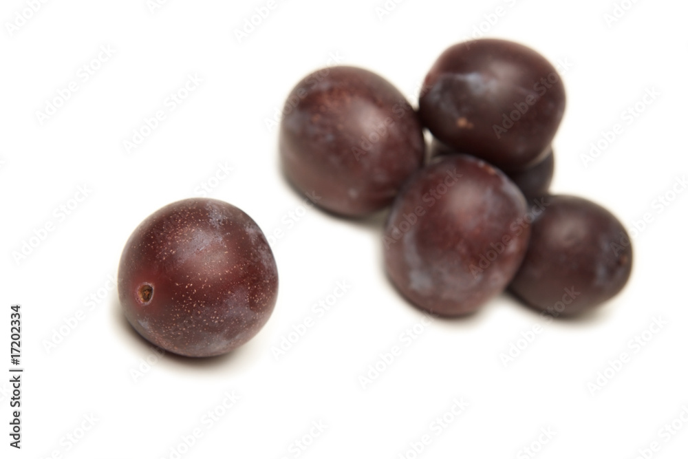 Plums. Plums.