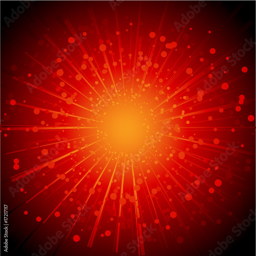 red light burst