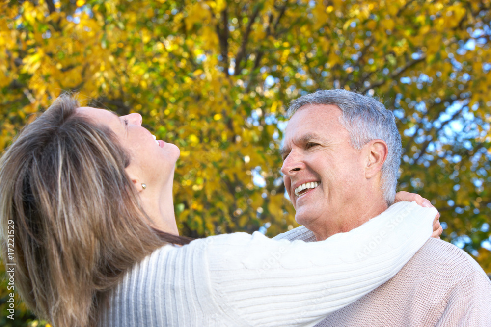 Happy elderly couple Happy elderly couple