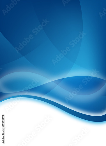 blue business flyer