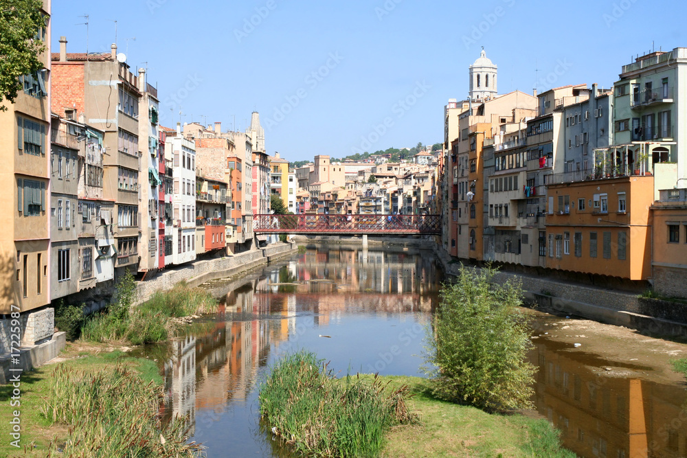 View of Girona in Spain