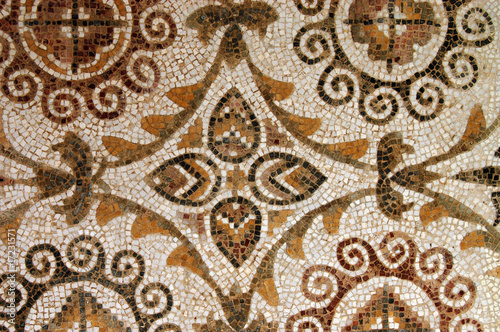 Mosaico ornamentale - El Jem - Tunisia photo