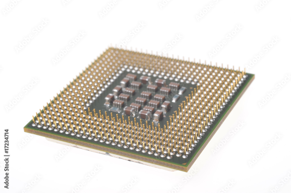 Computer CPU Isolated on White Background Computer CPU Isolated on White Background