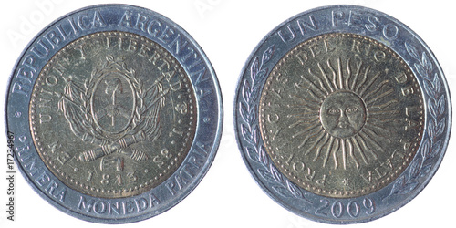 One Paso Coin from Argentina