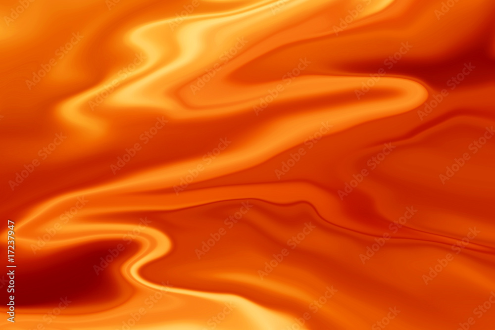 Fototapeta premium Orange flowing blur background