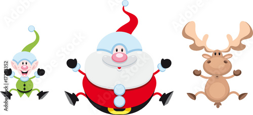 Christmas cartoon characters