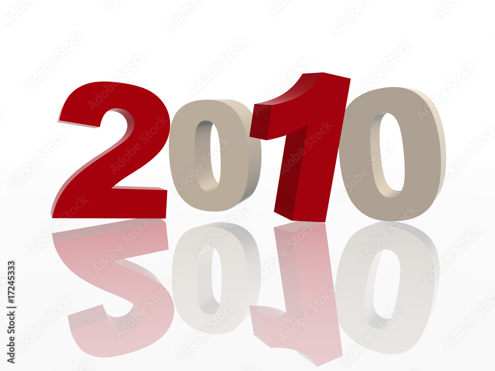 3d 2010 in red and grey 3d 2010 in red and grey