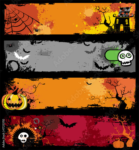 Halloween banners.