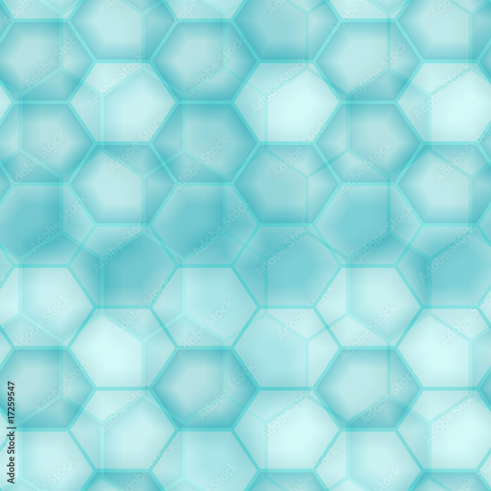 Fototapeta premium Seamless blue tile pattern