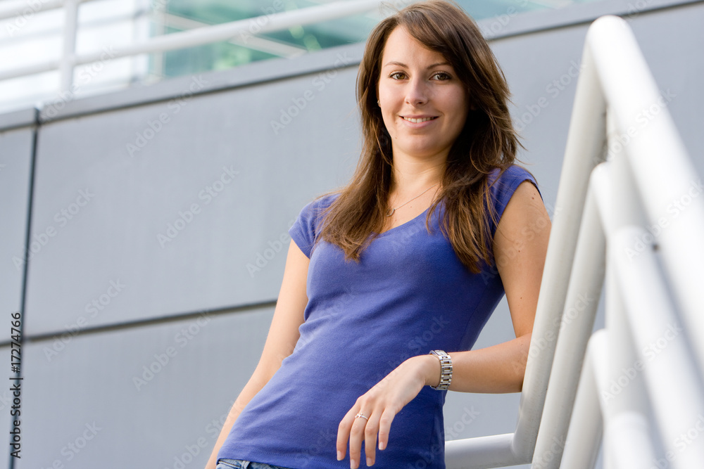 Fototapeta premium Attractive young teenage girl
