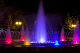 colored fountain