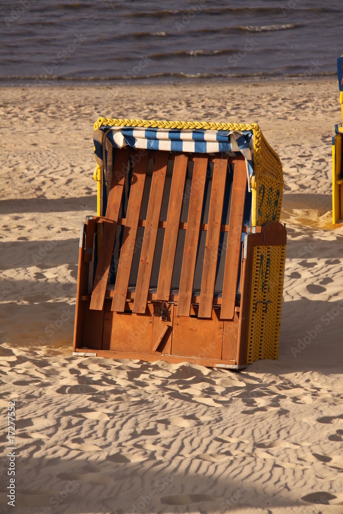 Strandkörbe am Strand von Duhnen in Cuxhaven Stock Photo Adobe Stock