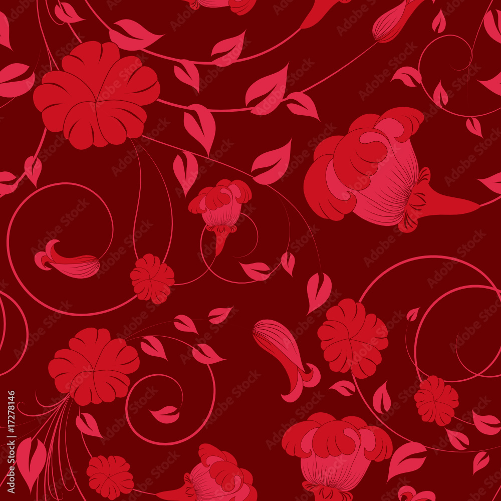floral seamless background