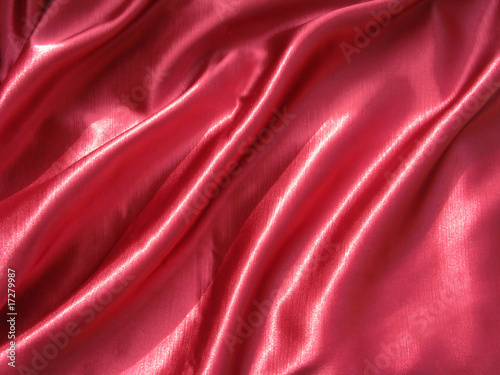 satin red material photo