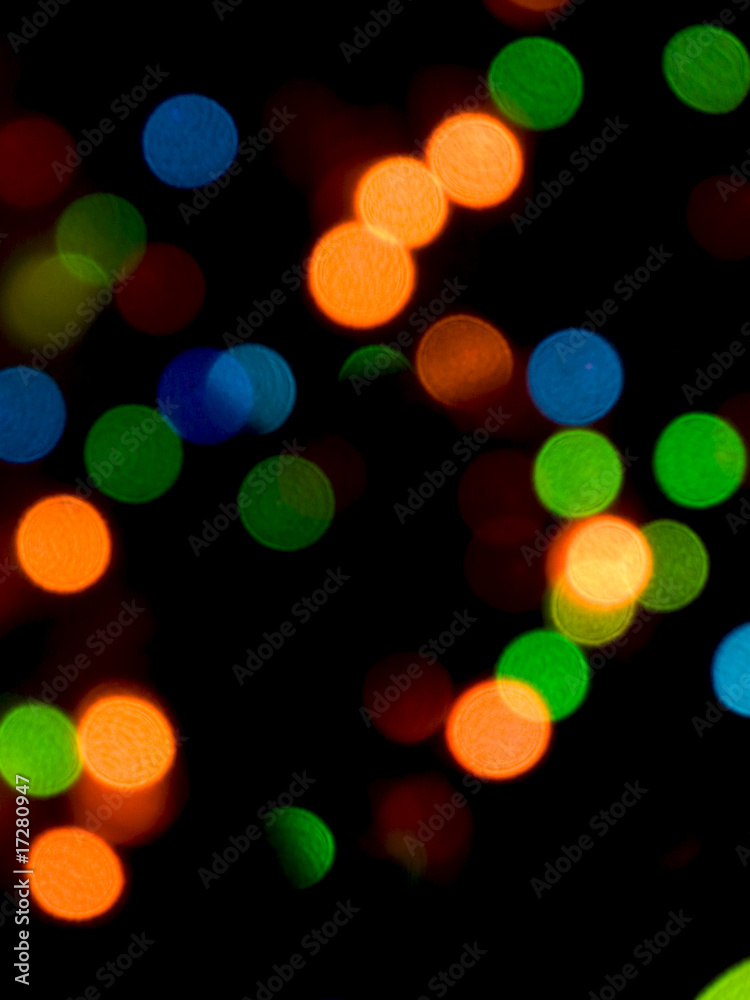 Fototapeta premium Abstract background of colored holiday lights