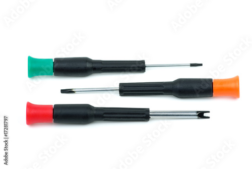 Three screwdrivers