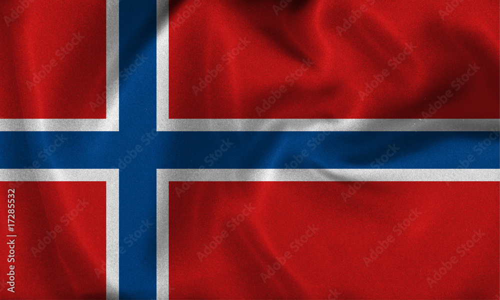 Fototapeta premium norwegen fahne norway flag